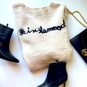 Zara Knit #instamood sweater pullover sweater longsleeve oversized M